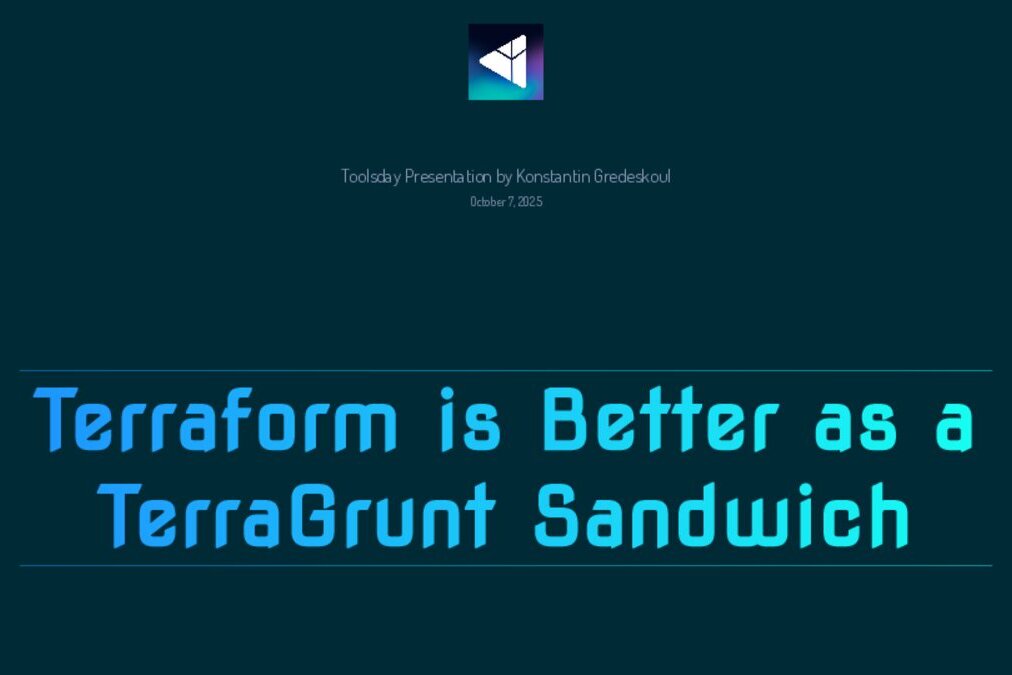 Terraform Is Better as a Terragrunt Sandwich